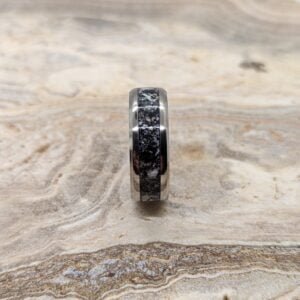 Titanium White Buffalo Ring by John Clegg