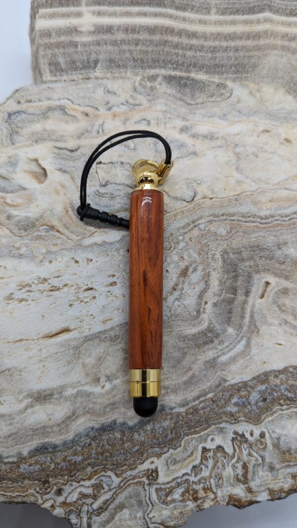 Padauk exotic wood stylus perfect for ipad and android touch screen friendly