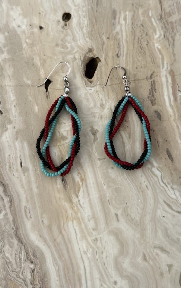 earrings black red turquoise cropped scaled