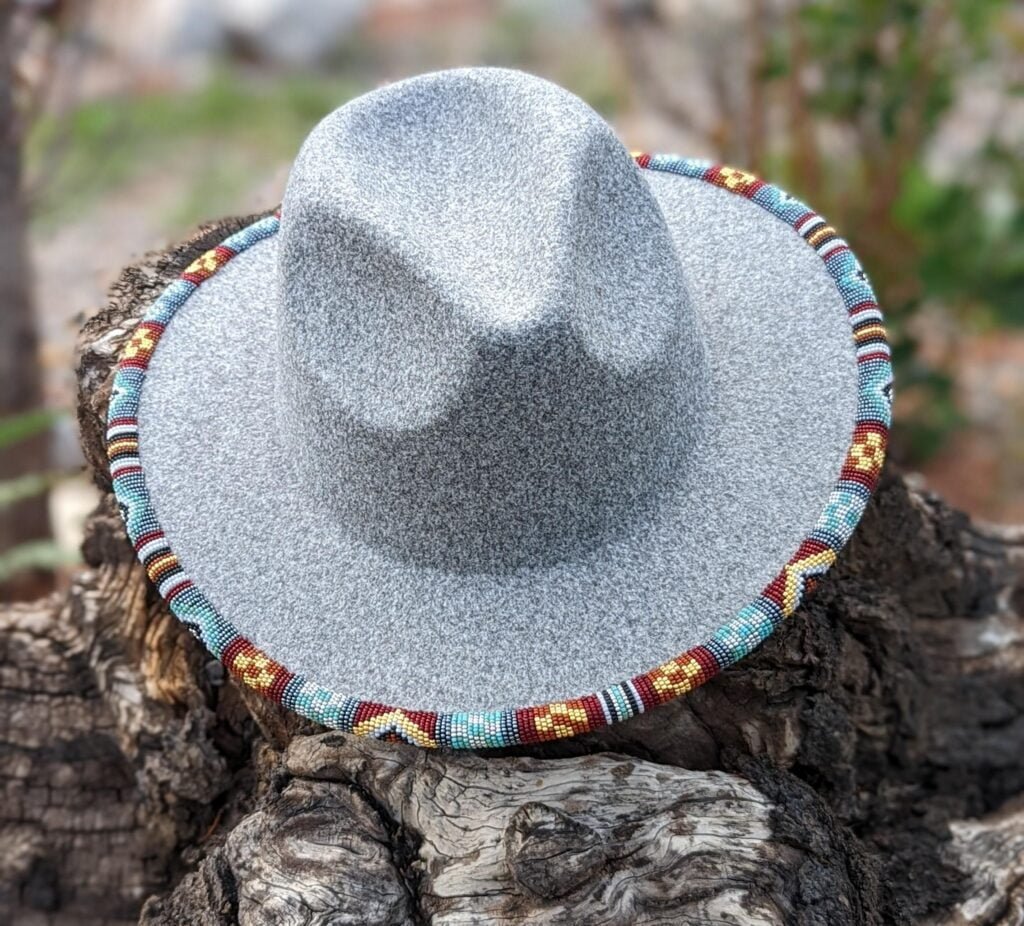 native american beaded hat adakair hero image